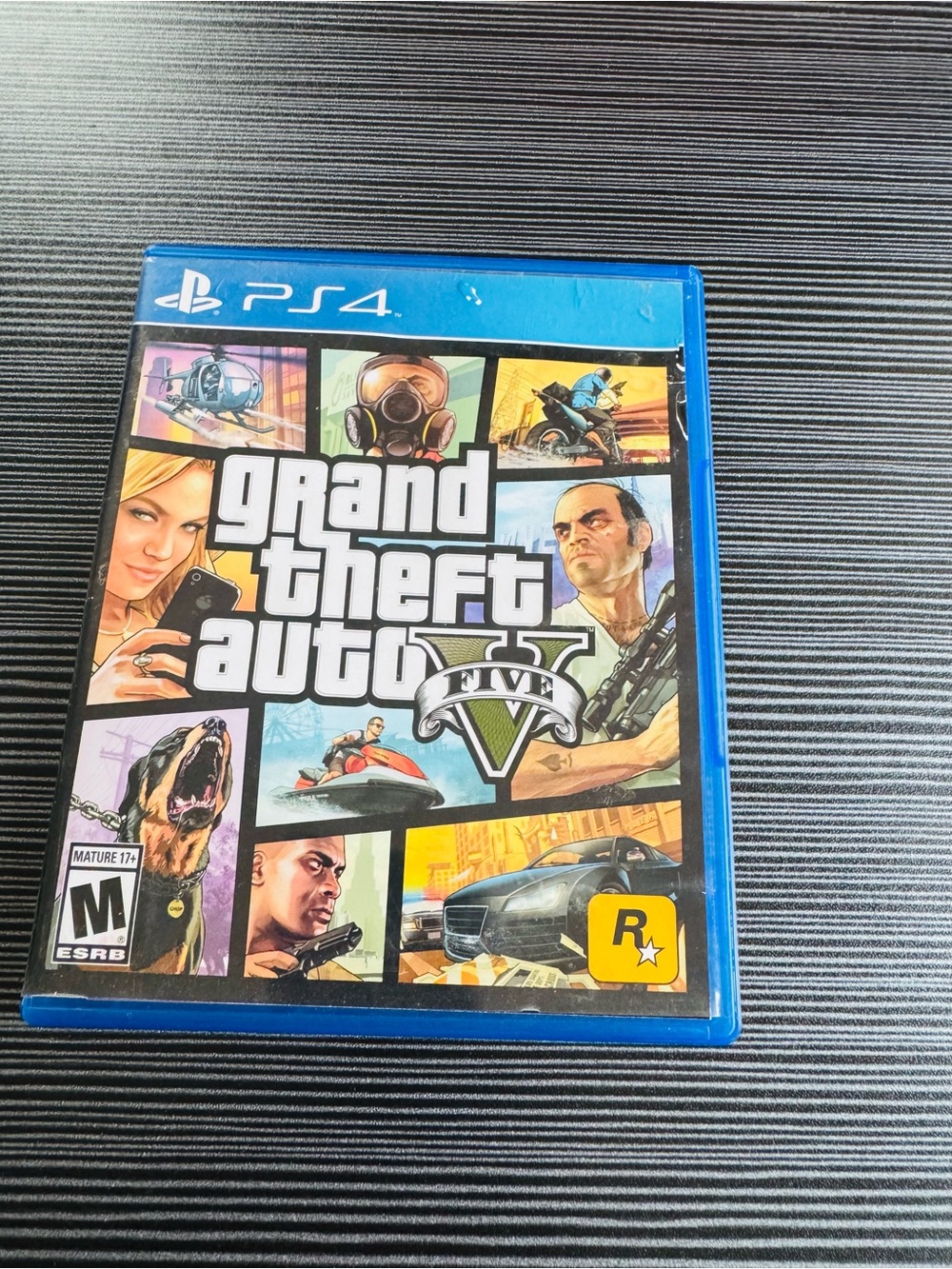 Grand Theft Auto V for PS4 - Blue Case